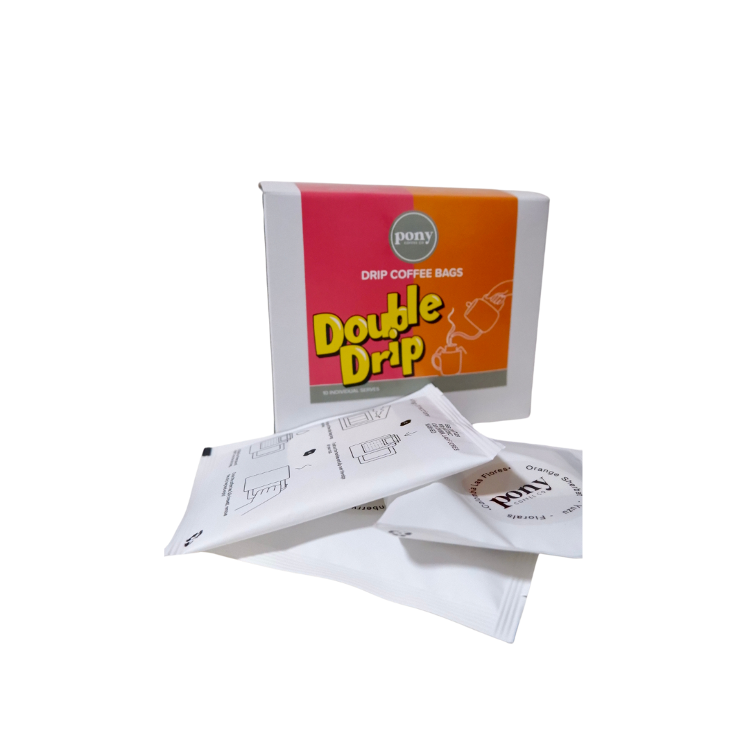 DOUBLE DRIP - Variety 10  Pack Drip Coffee Bags